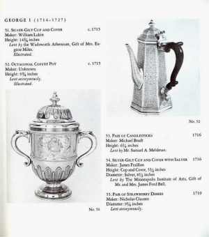 One Hundred Years of English Silver - 1660-1760
