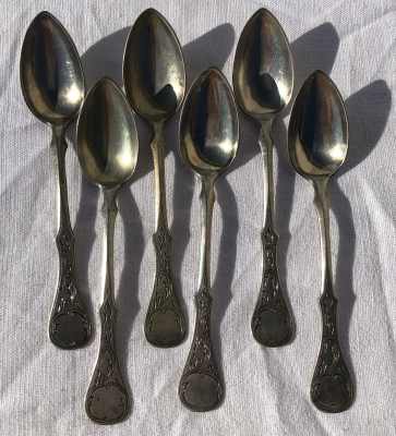 silver spoons, 12 loth fineness