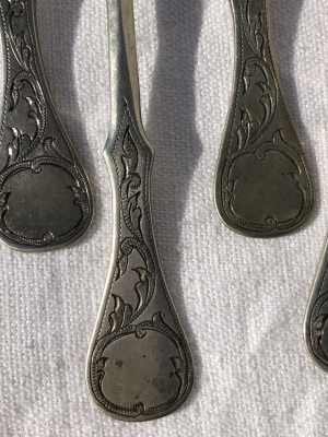 silver spoons, 12 loth fineness
