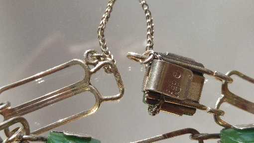 Five Hallmarks on clasp