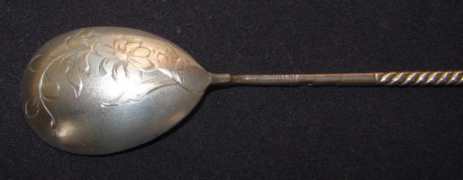 Russian silver spoons