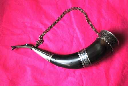 wine drinking horn