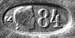 Russian silver hallmark