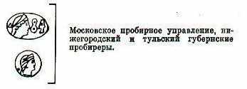 Russian silver hallmark