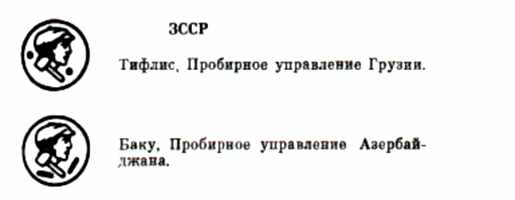 Russian silver hallmark