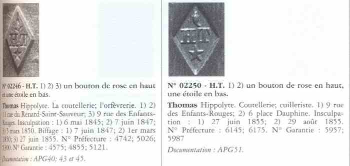 Hippolyte Thomas mark