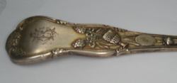 silver spoon made by Wakely & Wheeler