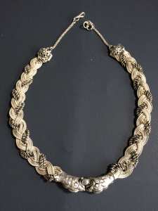 silver necklace
