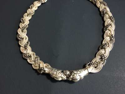 silver necklace