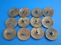 old sheffield plate buttons with crest of Craddock and others