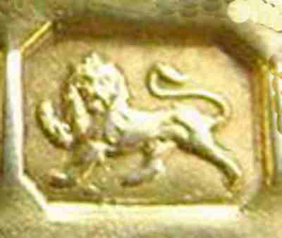 Lion passant mark: Sheffield 1901