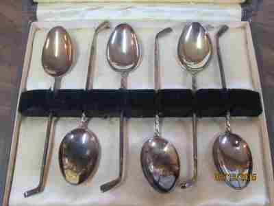 Silver Golf Club Spoons From World War II