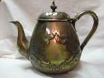 unidentified slver plate coffee pot