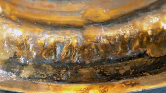 Silver tray marked KOTT