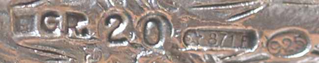 Italian silver mark
