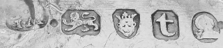 London 1794/1795 mark: Pitts & Joseph Preedy