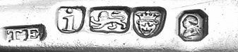 London 1784/1785 mark: Thomas Ellis