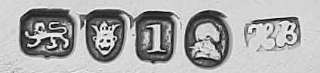 London 1786/1787 mark: Hester Bateman