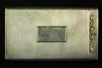 silver cigar case