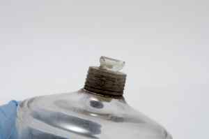 Close up of bottle top types, Grasse