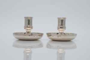 Pair of travelling candlesticks, 1788, Jean-Pierre Charpenat