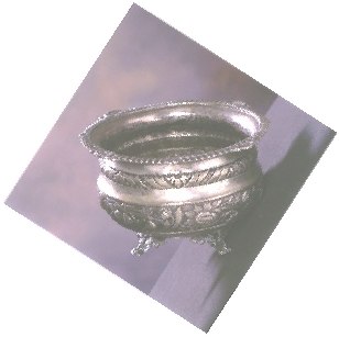 silver cup, possibly Portuguese