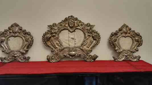 silver religious icon