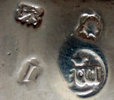Samuel Wood silver salt cellar hallmark