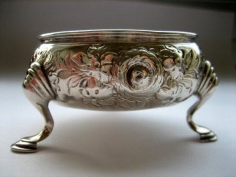 Samuel Wood silver salt cellar