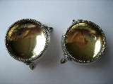 A pair of Cauldron Silver Salts, Sheffield, 1878