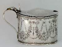 Silver Mustard Pot, Birmingham 1906