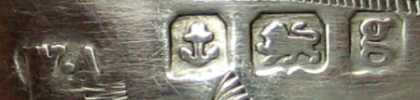 Silver Mustard Pot, William Aitken, Birmingham 1906 hallmark