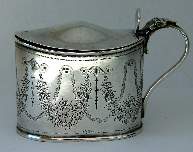 Silver Mustard Pot, Birmingham 1906