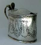Silver Mustard Pot, Birmingham 1906