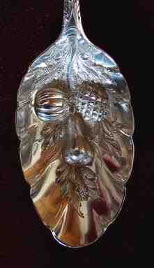 silver berry spoon