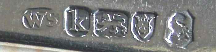 Incuse Duty Mark. Struck to the right of the other marks