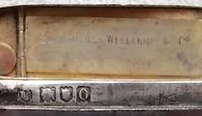 silver medical kit hallmarked London 1909
