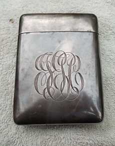 silver medical kit hallmarked London 1909
