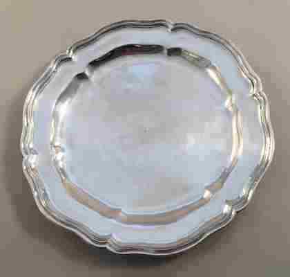 silver dish unknown origin