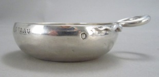 French silver wine tester
