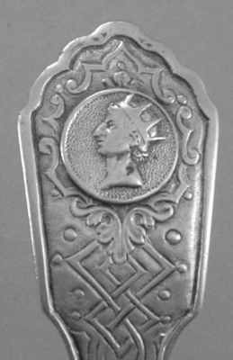 silver spoon c. 1730 Johann Wagenknecht, Augsburg Germany