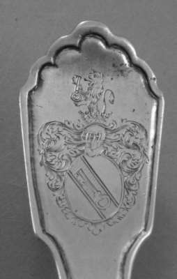 silver spoon c. 1730 Johann Wagenknecht, Augsburg Germany