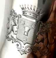 French silver chocolate pot