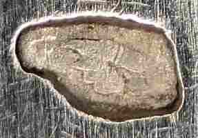 mark on silver spoon hallmarked Nizza 1803/1809