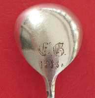 Russian silver spoon