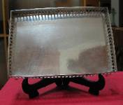 unidentified tray and salt cellars