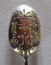 mote spoon  produced in the Harache workshop dating to about 1710