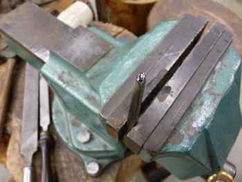 Jeffrey Herman restoring a sterling match safe