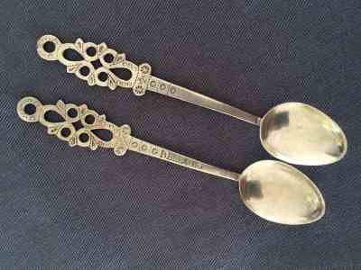 Italian silver teaspoons