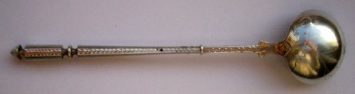 French silver spoon